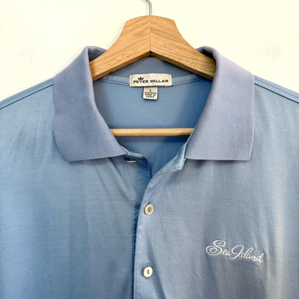 Peter Millar Made in Korea 100% Cotton Sea Island Resort Polo - Picture 2 of 4